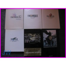 FINAL FANTASY Postcard 6 BOOK art Square FF 7 8 9 X2 Dissidia Advan art book Games